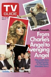 Farrah Fawcett magazine cover appearance TV Guide November 22, 1986