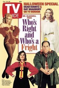 Faye Dunaway magazine cover appearance TV Guide October 23, 1993