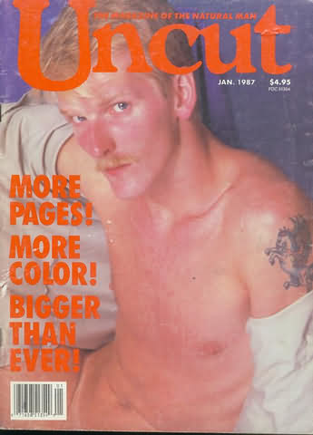 Uncut January 1987 magazine back issue Uncut magizine back copy 