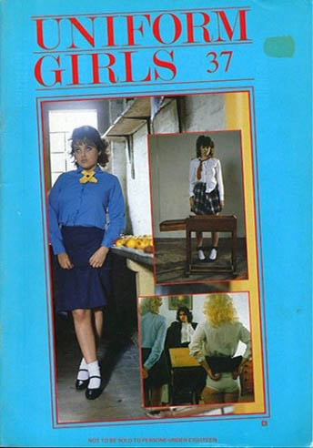 Uniform Girls # 37 magazine back issue Uniform Girls magizine back copy 