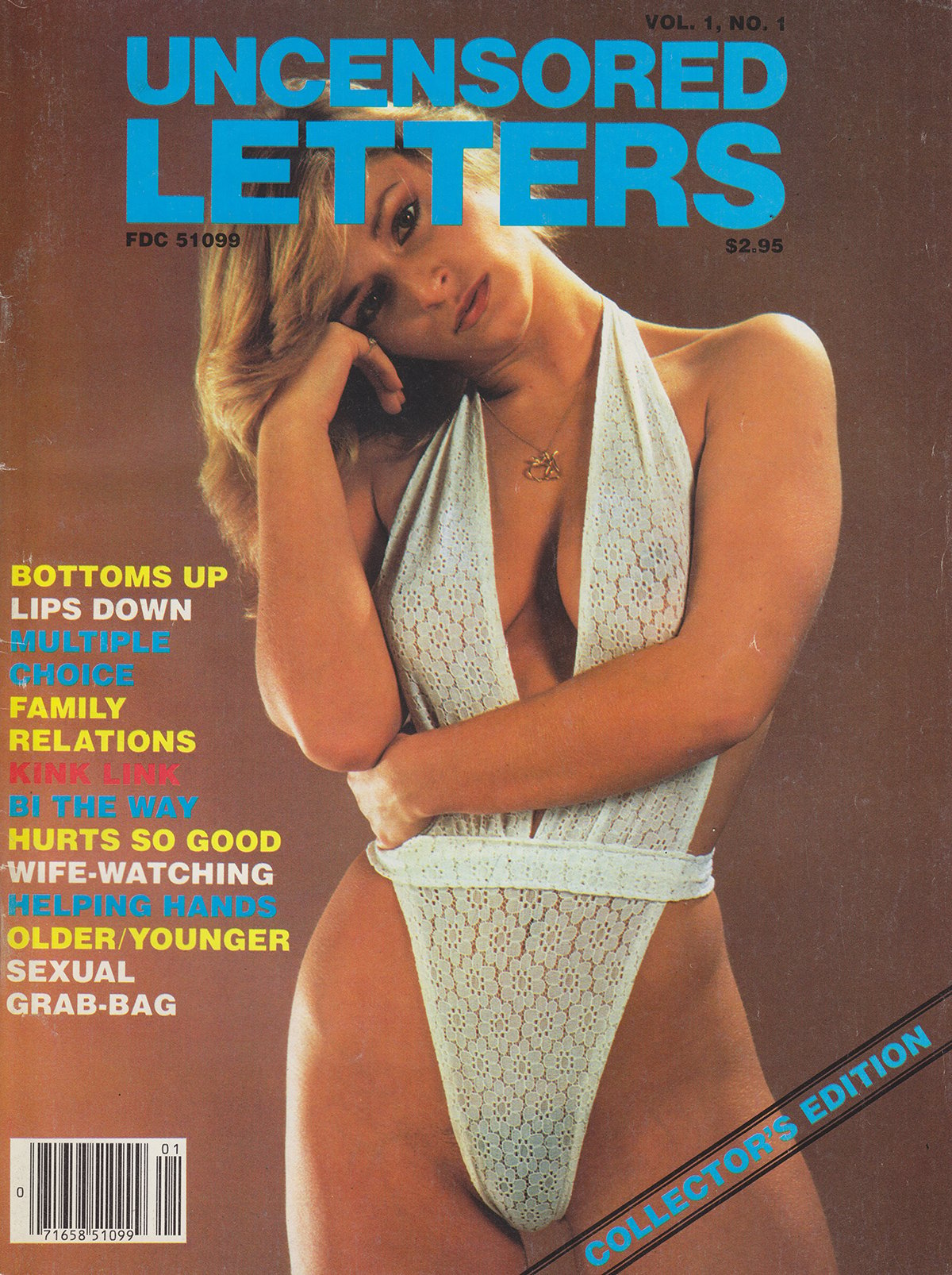 Uncensored Letters Vol. 1 # 1, 1983 magazine back issue Uncensored Letters magizine back copy 