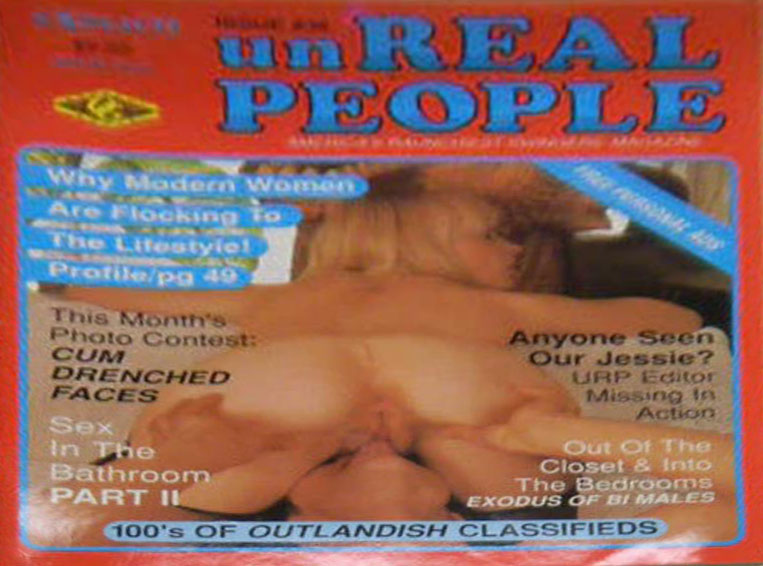 UnReal People # 36 magazine back issue UnReal People magizine back copy 