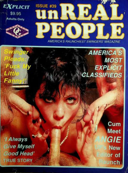 UnReal People # 39 magazine back issue UnReal People magizine back copy 