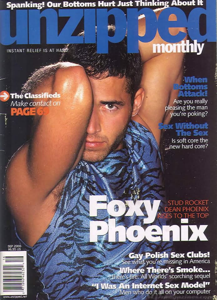 Unzipped September 2000 magazine back issue Unzipped magizine back copy Unzipped September 2000 Gay Adult Pornographic XXX Magazine Back Issue Published by LPI Media. Spanking! Our Bottoms Hurt Just Thinking About It.