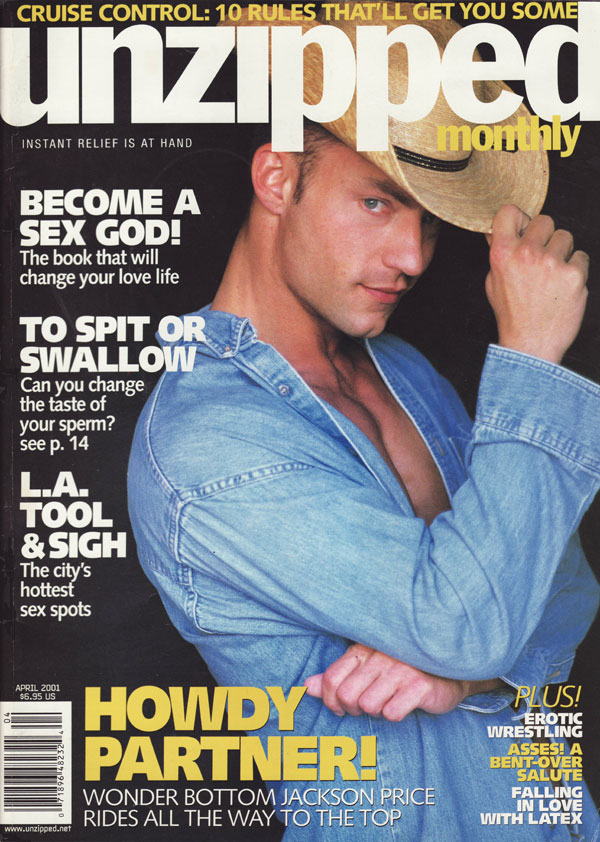 Unzipped April 2001 magazine back issue Unzipped magizine back copy unzipped magazine back issues hot horny gay porn magazine nude buff guys explicit cock picstight ass