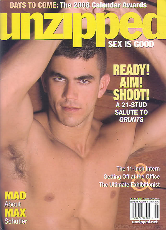 Unzipped December 2007 magazine back issue Unzipped magizine back copy Unzipped December 2007 Gay Adult Pornographic XXX Magazine Back Issue Published by LPI Media. Days To Come: The 2008 Calendar Awards.