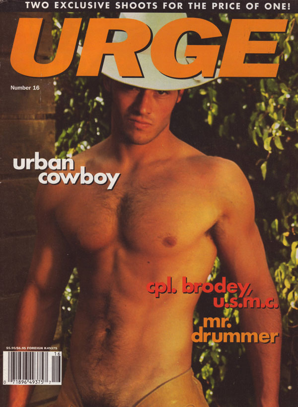 Urge # 16 magazine back issue Urge magizine back copy urgemagazine used vintage bakk copies urbancowboy gets naked hot gay sex mag mailed to your door