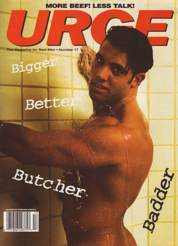 Urge # 17 magazine back issue Urge magizine back copy more beef less talk urge magazine back issue gaysex topshelf mag naked penises and asses hanging dow