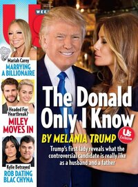 Melania Trump magazine cover appearance Us Weekly February 8, 2016