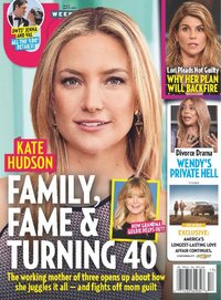 Kate Hudson magazine cover appearance Us Weekly April 29, 2019