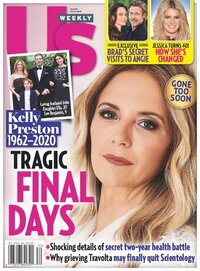 Kelly Preston magazine cover appearance Us Weekly July 27, 2020
