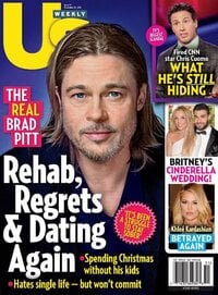 Brad Pitt magazine cover appearance Us Weekly December 20, 2021