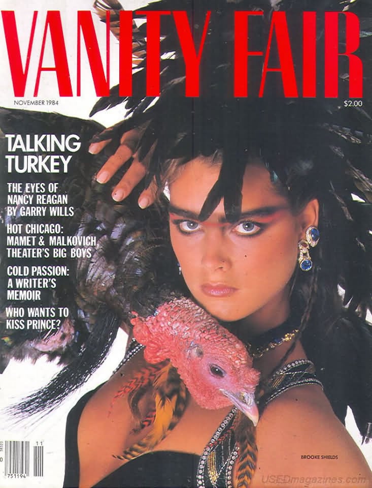 Vanity Fair November 1984 magazine back issue Vanity Fair magizine back copy Vanity Fair November 1984 Fashion Popular Culture Magazine Back Issue Published by Conde Nast Publishing Group. The Eyes Of Nancy Reagan By Garry Wills.