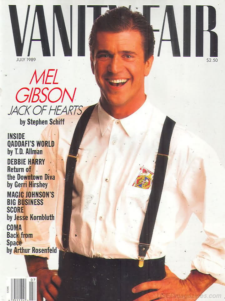 Vanity Fair July 1989 magazine back issue Vanity Fair magizine back copy Vanity Fair July 1989 Fashion Popular Culture Magazine Back Issue Published by Conde Nast Publishing Group. Inside Qaddafi's World By T.D. Allman.