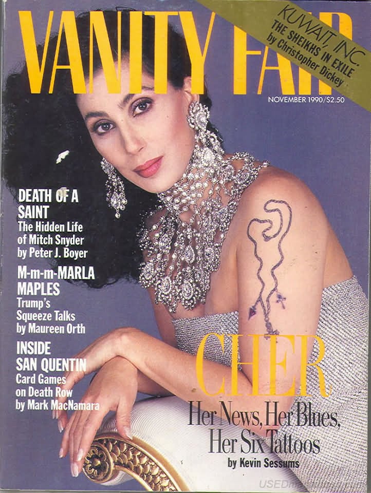 Vanity Fair November 1990 magazine back issue Vanity Fair magizine back copy Vanity Fair November 1990 Fashion Popular Culture Magazine Back Issue Published by Conde Nast Publishing Group. Death Of A Saint The Hidden Life Of Mitch Snyder By Peter J. Boyer.