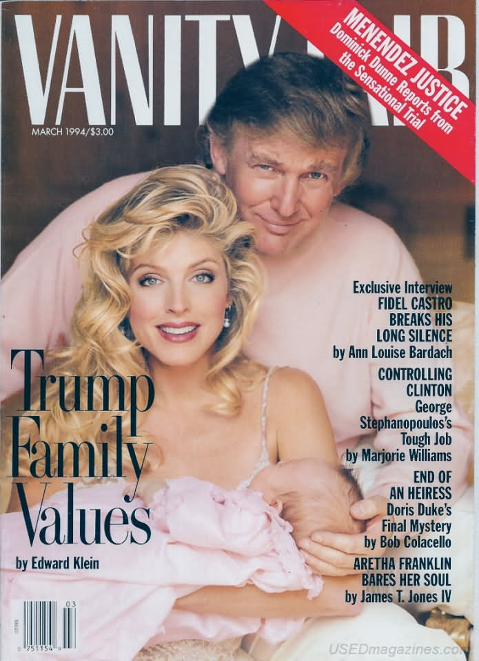 Vanity Fair March 1994 magazine back issue Vanity Fair magizine back copy Vanity Fair March 1994 Fashion Popular Culture Magazine Back Issue Published by Conde Nast Publishing Group. Exclusive Interview Fidel Castro Breaks His Long Silence By Ann Louise Bardach.