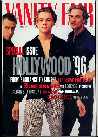Vanity Fair April 1996 magazine back issue Vanity Fair magizine back copy Vanity Fair April 1996 Fashion Popular Culture Magazine Back Issue Published by Conde Nast Publishing Group. Special Issue Hollywood  '96.