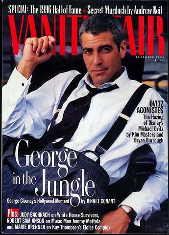 Vanity Fair December 1996 magazine back issue Vanity Fair magizine back copy Vanity Fair December 1996 Fashion Popular Culture Magazine Back Issue Published by Conde Nast Publishing Group. Ovitz Agonistes The Hazing Of Disney's Michael Ovitz By Kim Masters And Bryan Burrough.