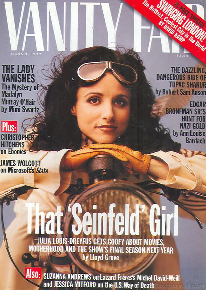 Vanity Fair March 1997 magazine back issue Vanity Fair magizine back copy Vanity Fair March 1997 Fashion Popular Culture Magazine Back Issue Published by Conde Nast Publishing Group. The Lady Vanishes The Mystery Of Madalyn Murray O'Hair By Mimi Swartz.