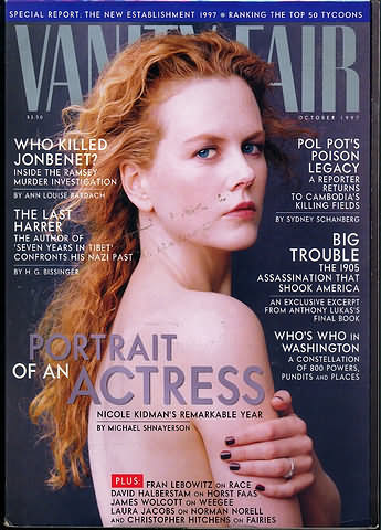 Vanity Fair October 1997 magazine back issue Vanity Fair magizine back copy Vanity Fair October 1997 Fashion Popular Culture Magazine Back Issue Published by Conde Nast Publishing Group. Who Killed Jonbenet? Inside The Ramsey Murder Investigation By Ann Louise Bardach.