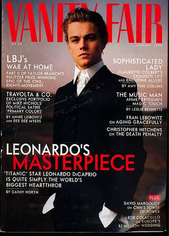 Vanity Fair January 1998 magazine back issue Vanity Fair magizine back copy Vanity Fair January 1998 Fashion Popular Culture Magazine Back Issue Published by Conde Nast Publishing Group. LBJ's War At Home Part II Of Taylor Branch's Pulitzer Prize-Winning Epic Of The Civil RightsMoveme.