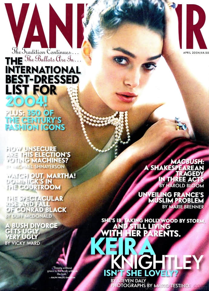 Vanity Fair April 2004, Vanity Fair April 2004 Fashion Popular Cu