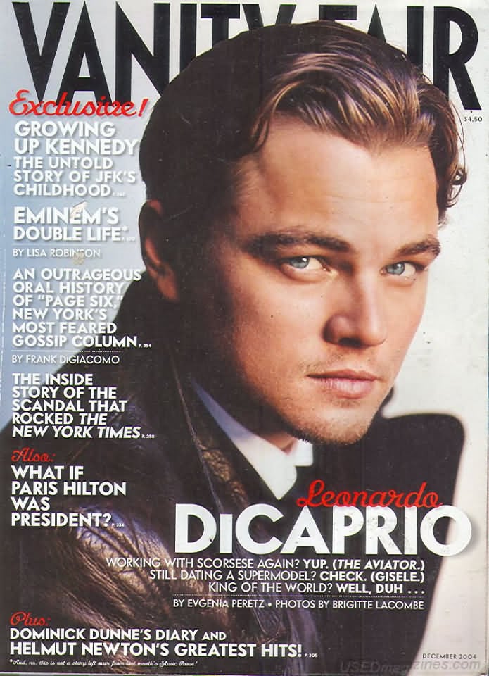 Vanity Fair December 2004 magazine back issue Vanity Fair magizine back copy Vanity Fair December 2004 Fashion Popular Culture Magazine Back Issue Published by Conde Nast Publishing Group. Exclusive! Growing Up Kennedy The Untold Story Of JFK'S Childhood.