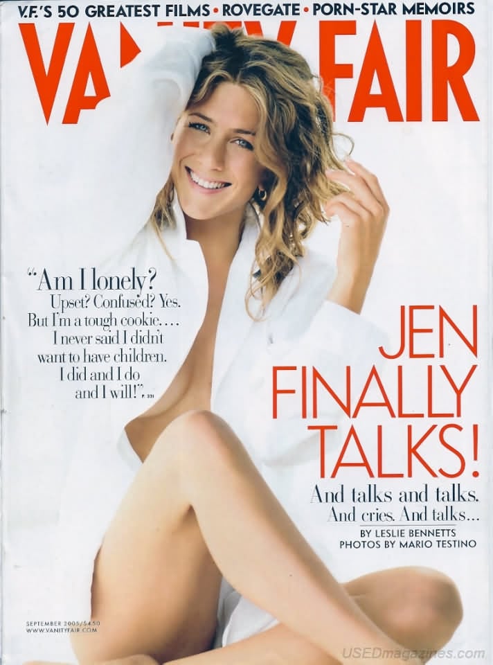 Vanity Fair September 2005 magazine back issue Vanity Fair magizine back copy Vanity Fair September 2005 Fashion Popular Culture Magazine Back Issue Published by Conde Nast Publishing Group. Am I Lonely? Upset? Confused? Yes. But I'm A Tough Cookie.....