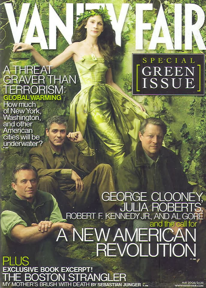 Vanity Fair May 2006 magazine back issue Vanity Fair magizine back copy Vanity Fair May 2006 Fashion Popular Culture Magazine Back Issue Published by Conde Nast Publishing Group. A Threat Graver Than Terrorism: Global Warming .