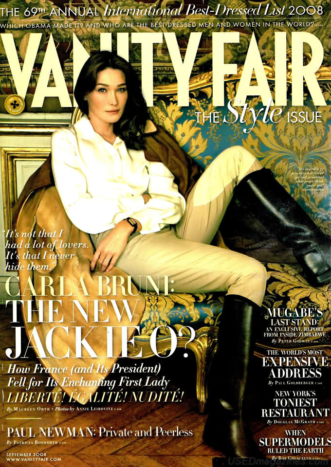 Vanity Fair September 2008 magazine back issue Vanity Fair magizine back copy Vanity Fair September 2008 Fashion Popular Culture Magazine Back Issue Published by Conde Nast Publishing Group. Mugabe's Last Stand: An Exclusive Report From Inside Zimbabwe.