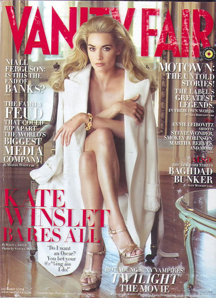 Vanity Fair December 2008 magazine back issue Vanity Fair magizine back copy Vanity Fair December 2008 Fashion Popular Culture Magazine Back Issue Published by Conde Nast Publishing Group. Niall Ferguson: Is This The End Of Banks?.