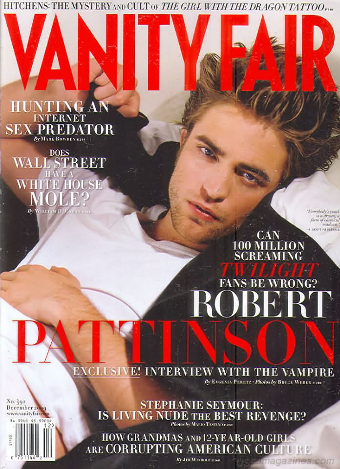 Vanity Fair December 2009 magazine back issue Vanity Fair magizine back copy Vanity Fair December 2009 Fashion Popular Culture Magazine Back Issue Published by Conde Nast Publishing Group. Hunting An Internet Sex Predator By Mark Bowden.