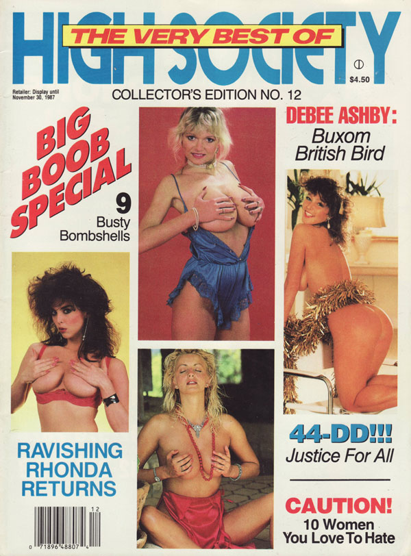 Very Best of High Society # 12 magazine back issue Very Best of High Society magizine back copy 