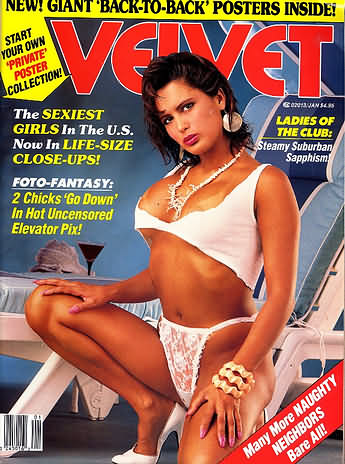 Velvet January 1987 magazine back issue Velvet magizine back copy Velvet January 1987 Adult Top-Shelf Blue Magazine Back Issue Publishing Naked Pornographic X-Rated Images. The Sexiest Girls In The U.S. Now In Life-Size Close - Ups!.