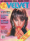 Velvet June 1987 Magazine Back Copies Magizines Mags