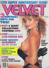 Carol Cummings magazine cover appearance Velvet September 1989