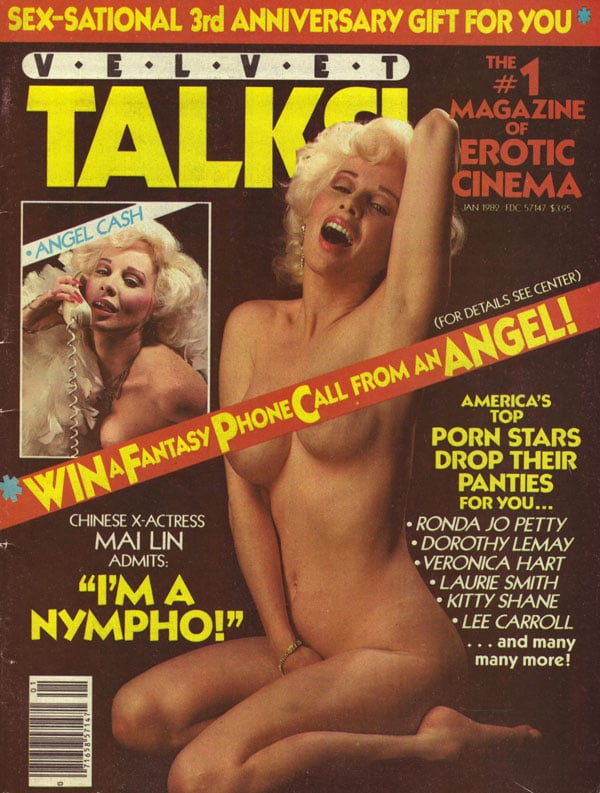 Velvet Talks January 1982 magazine back issue Velvet Talks magizine back copy velvet talks magazine 80s back issues hot nude blondes porn star pics nymphos sexy horny girls xxx