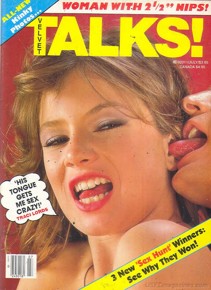 Velvet Talks July 1986 magazine back issue Velvet Talks magizine back copy 