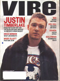 Justin Timberlake magazine cover appearance Vibe February 2003