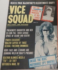 Paul McCartney magazine cover appearance Vice Squad March 1966