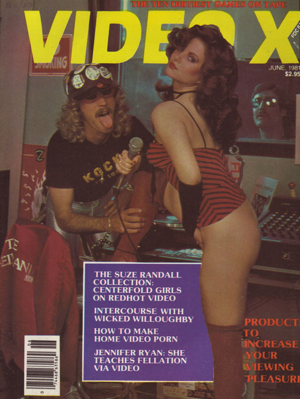 Video X June 1981 magazine back issue Video-X magizine back copy video x magazine back issues june 1981 xxx explicit horny girls hot porn movie reviews sex stills pr