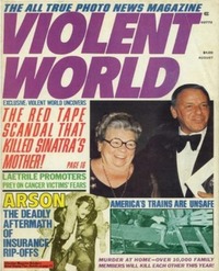 Violent World August 1977 magazine back issue