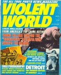 Violent World September 1977 magazine back issue