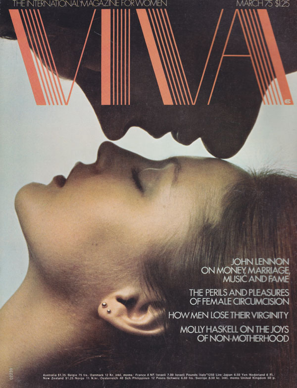 Viva March 1975 magazine back issue Viva magizine back copy viva xxx magazine back issues 1975 porn for women hot erotic photos sex spreads john lennon intervie