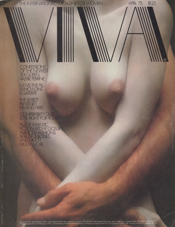 Viva April 1975 magazine back issue Viva magizine back copy 