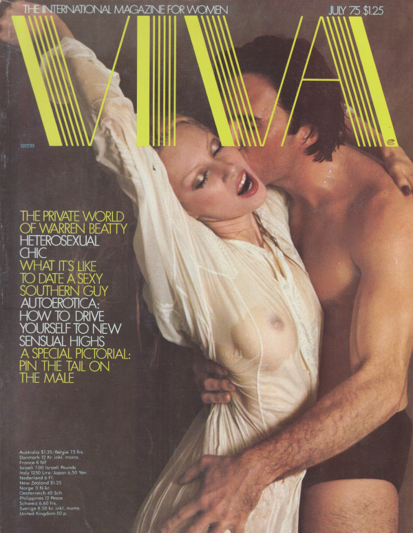 Viva July 1975 magazine back issue Viva magizine back copy 