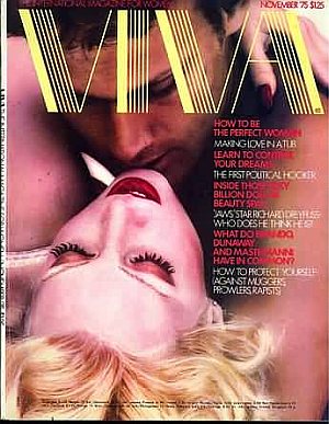 Viva November 1975 magazine back issue Viva magizine back copy 