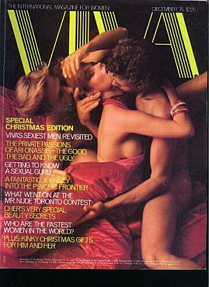 Viva December 1975 magazine back issue Viva magizine back copy 