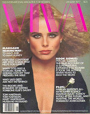 Viva January 1977 magazine back issue Viva magizine back copy 
