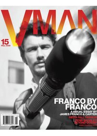 James Franco magazine cover appearance VMan # 15, Fall 2009